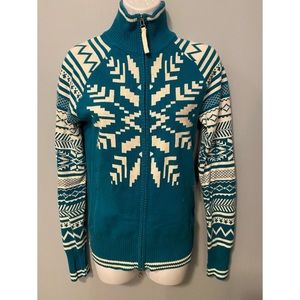Athleta zip up sweater sz S